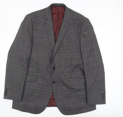 Mens UK Size 46 Marks and Spencer Regular Grey Suit Jacket