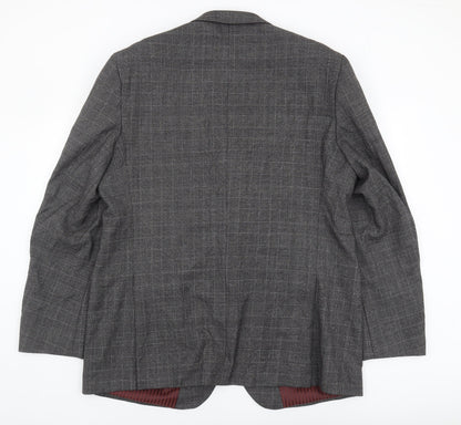 Mens UK Size 46 Marks and Spencer Regular Grey Suit Jacket