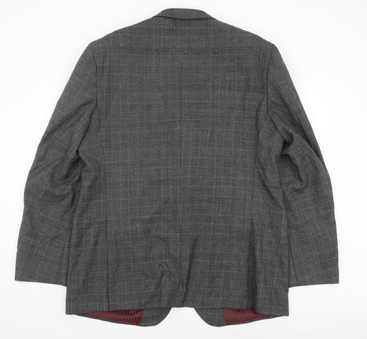 Mens UK Size 46 Marks and Spencer Regular Grey Suit Jacket