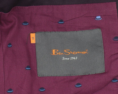 Mens UK Size S Ben Sherman Regular Purple Suit Jacket