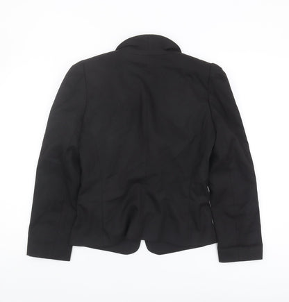 Oasis Women's Black Blazer, Size 10, Lined, Notch Lapel