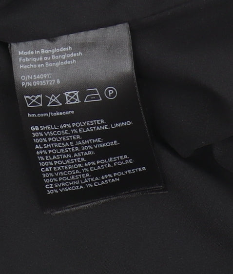 H&M Women Grey Blazer Size S with Lining