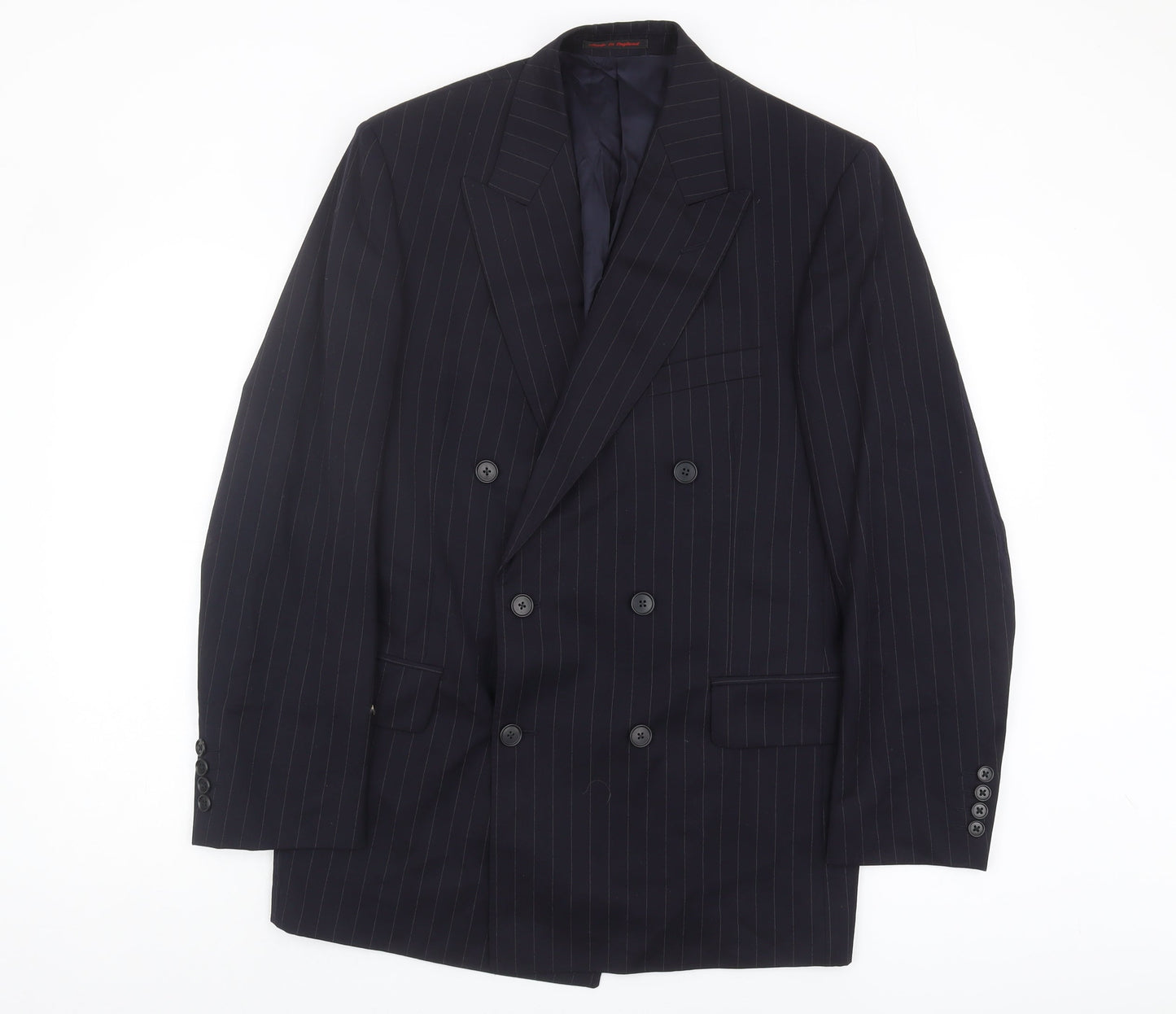 Austin Reed Men's Black Striped Suit Jacket, 38 R