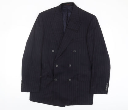 Austin Reed Men's Black Striped Suit Jacket, 38 R