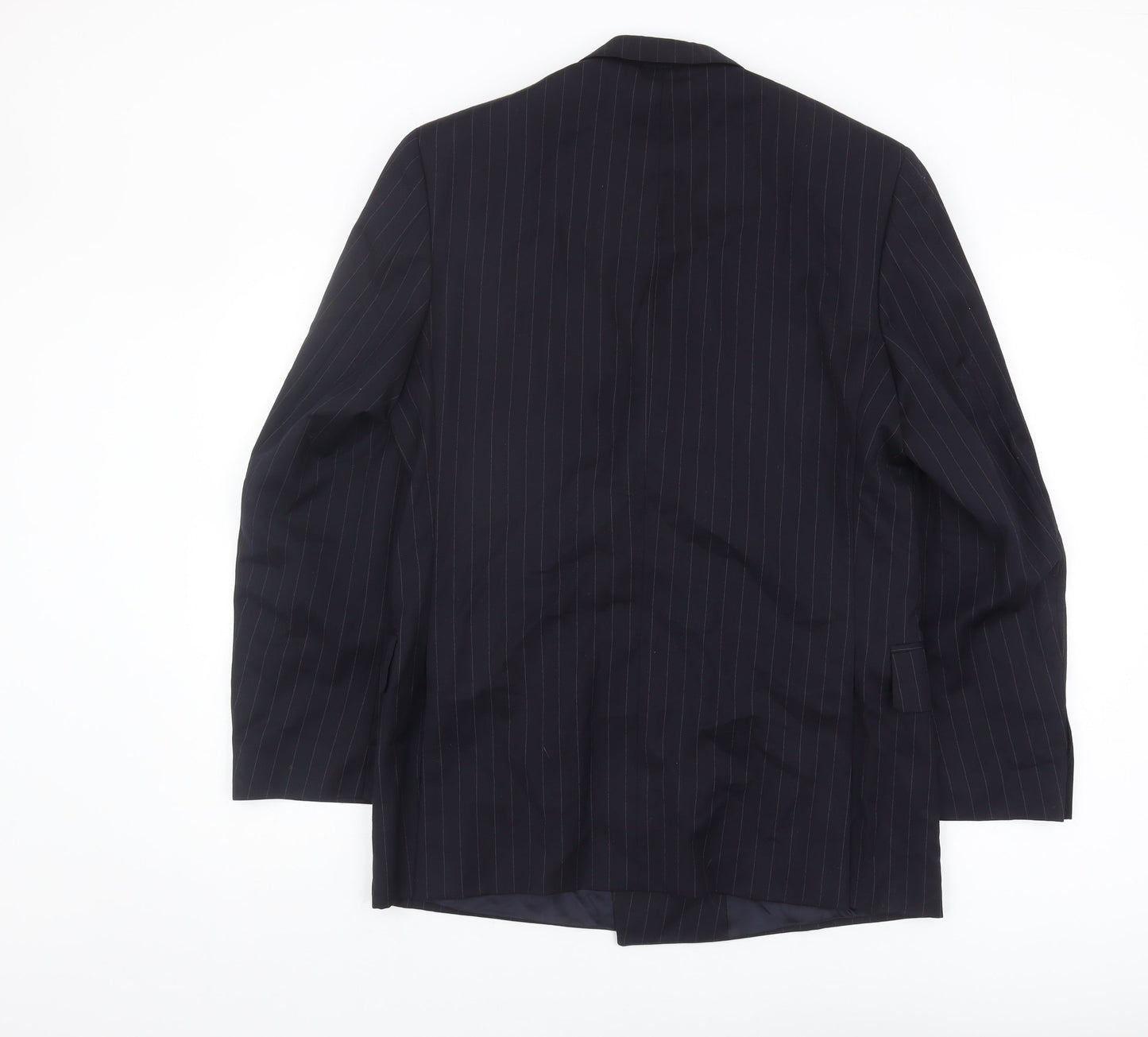 Austin Reed Men's Black Striped Suit Jacket, 38 R