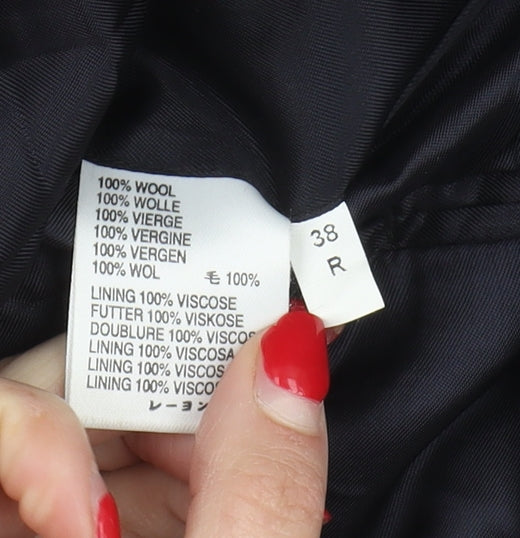 Austin Reed Men's Black Striped Suit Jacket, 38 R