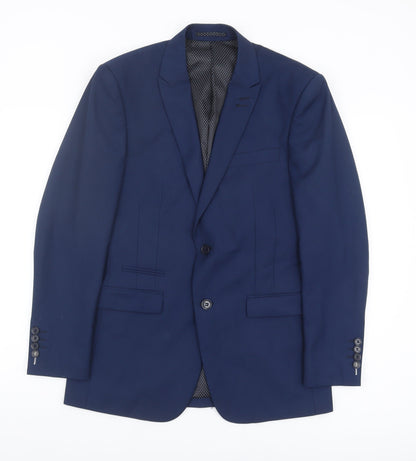 Mens UK Size 34 Skopes Regular Blue Suit Jacket