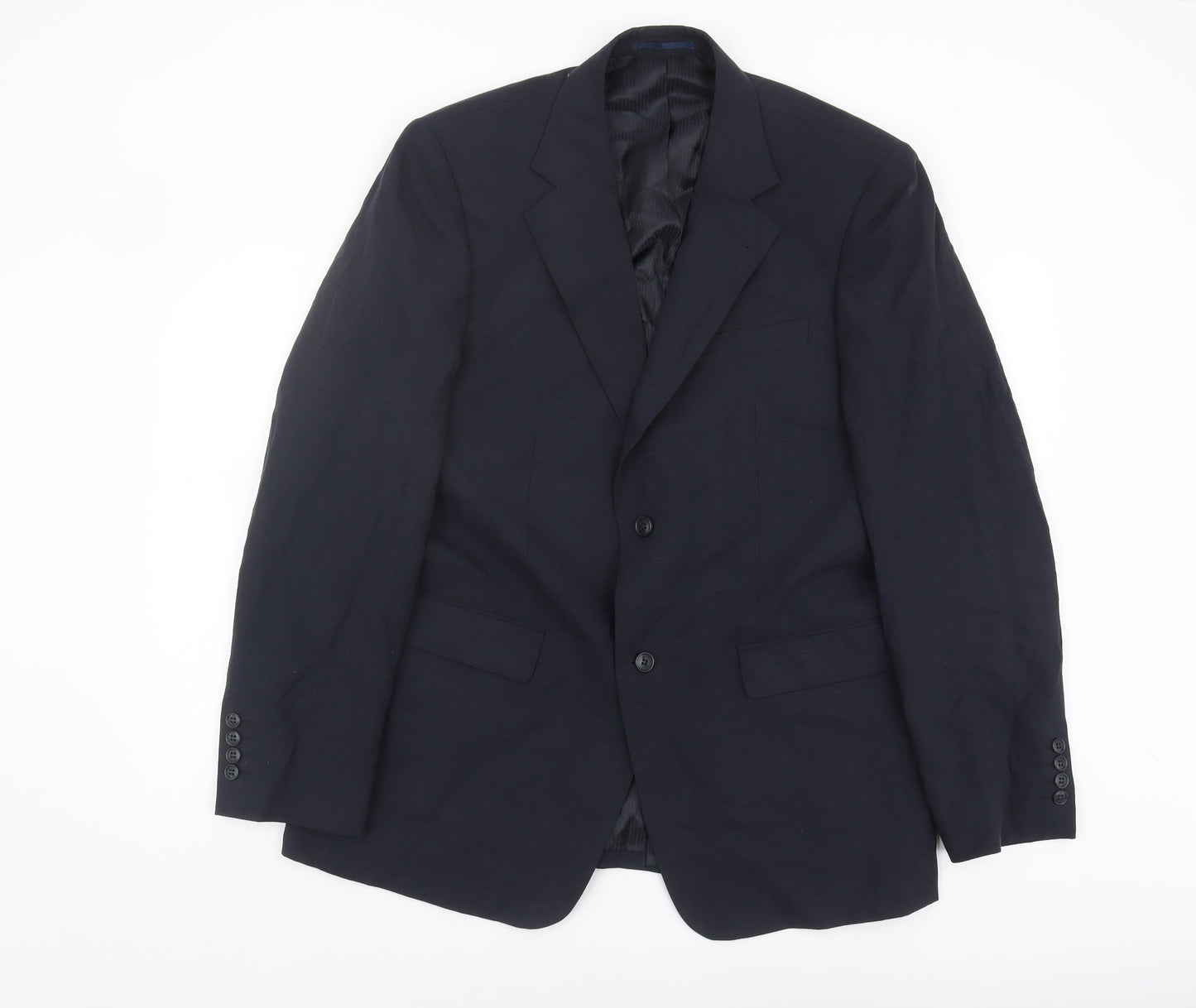 Mens UK Size 40 Thomas Nash Regular Blue Suit Jacket