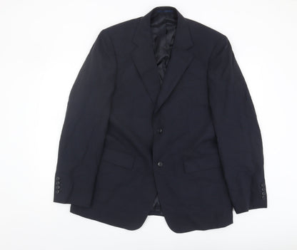 Mens UK Size 40 Thomas Nash Regular Blue Suit Jacket