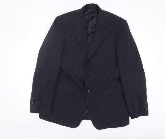 Mens UK Size 40 Thomas Nash Regular Blue Suit Jacket