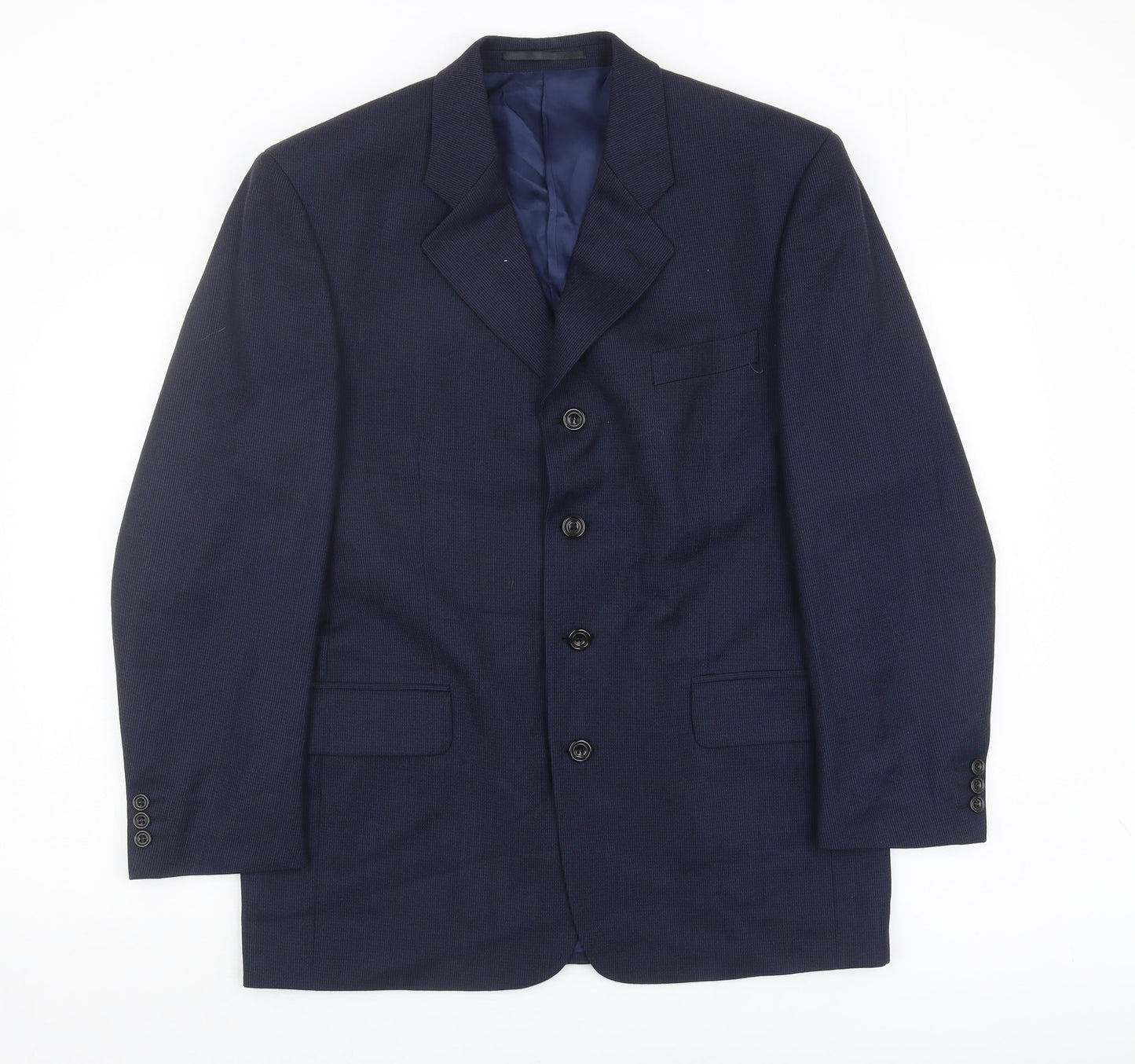 Austin Reed Men's Blue Wool Suit Jacket 40S