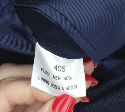 Austin Reed Men's Blue Wool Suit Jacket 40S