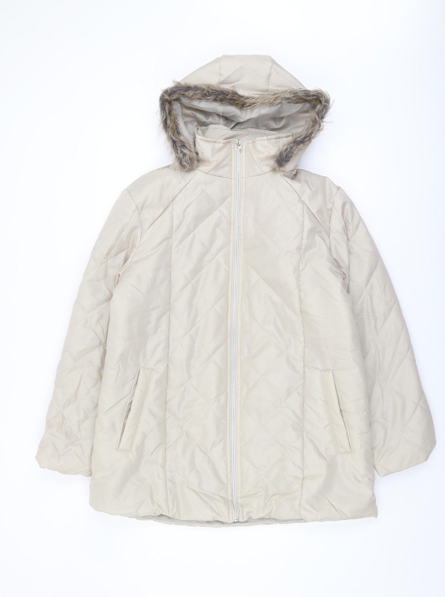 Anne De Lançay Women's Beige Puffer Jacket S