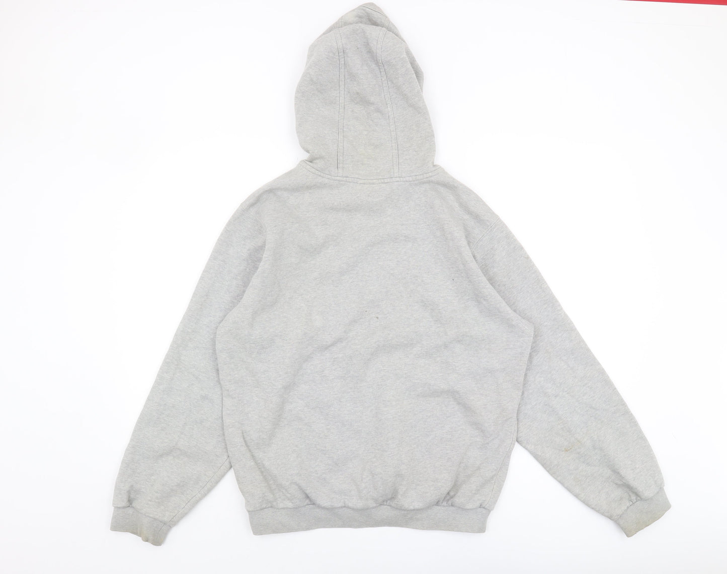 Nike Boys Grey Pullover Hoodie S - Logo, Hooded, Warm