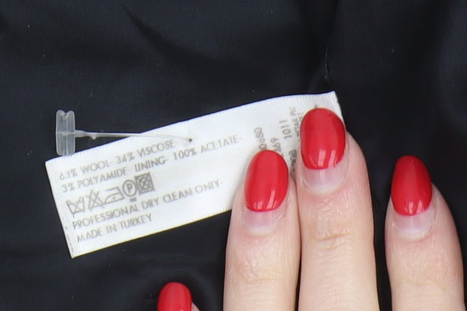 J. Taylor Women’s Black Check Blazer Size 16