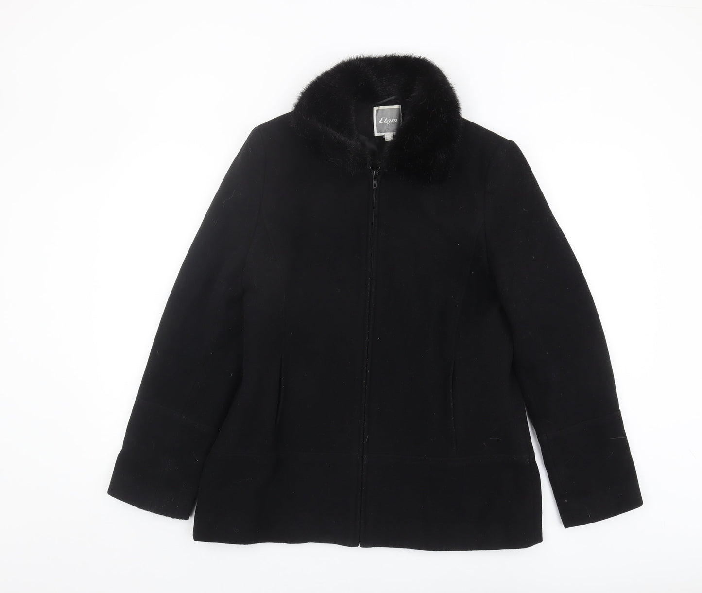 Womens UK Size 12 Etam Black Basic Jacket