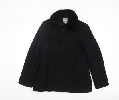 Womens UK Size 12 Etam Black Basic Jacket