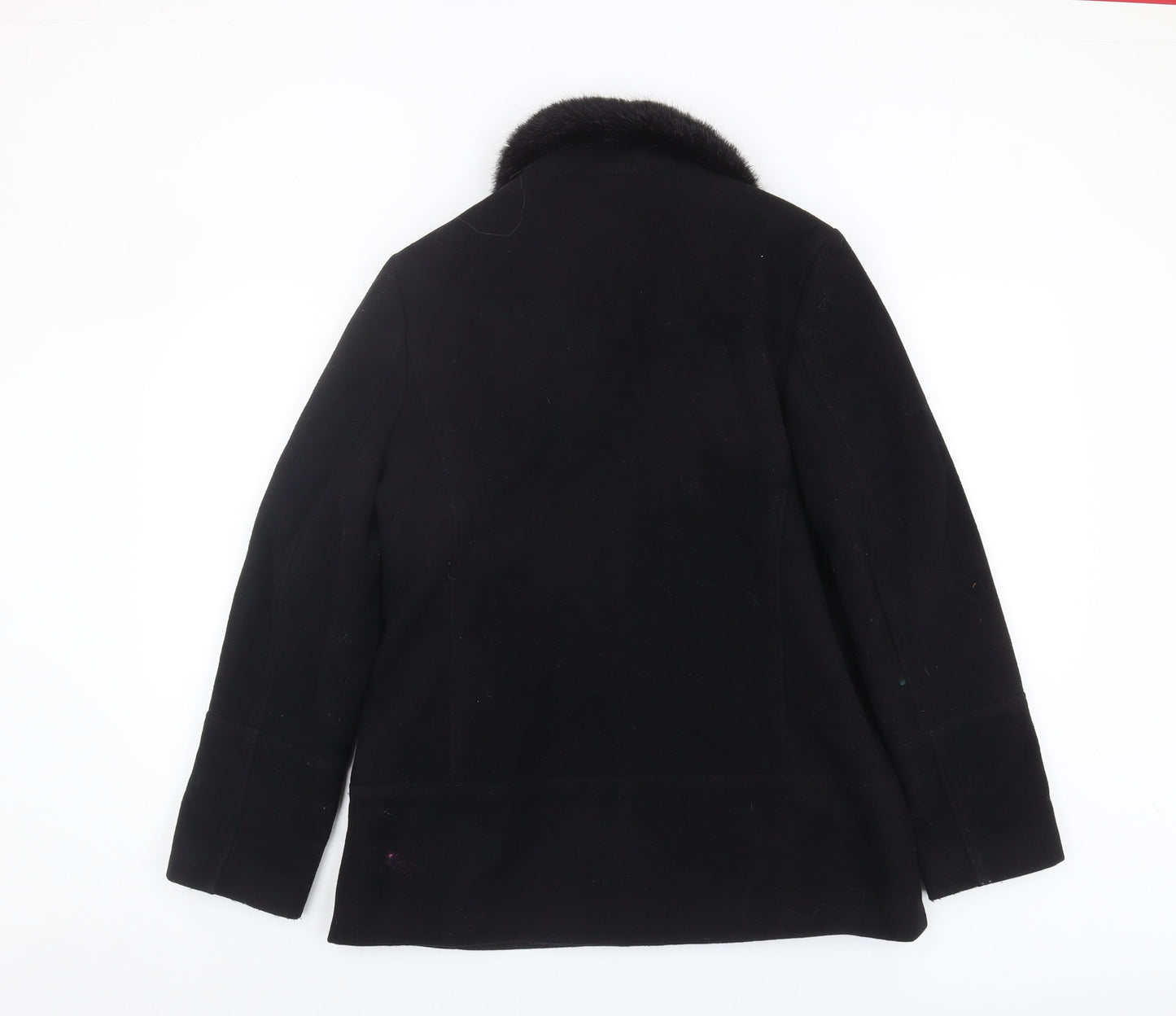 Womens UK Size 12 Etam Black Basic Jacket