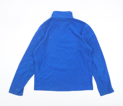 Mens UK Size S Regatta Blue 1/4 Zip Sweatshirt
