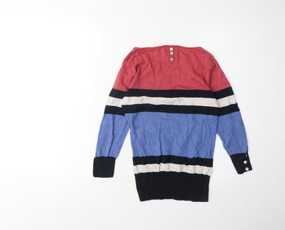 Womens UK Size 6 NEXT Multicoloured Pullover Jumper