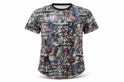 Front view of Philipp Plein Multicoloured unisex t-shirt, size M