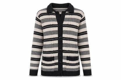 Womens UK Size S Tulchan Grey Cardigan Jumper