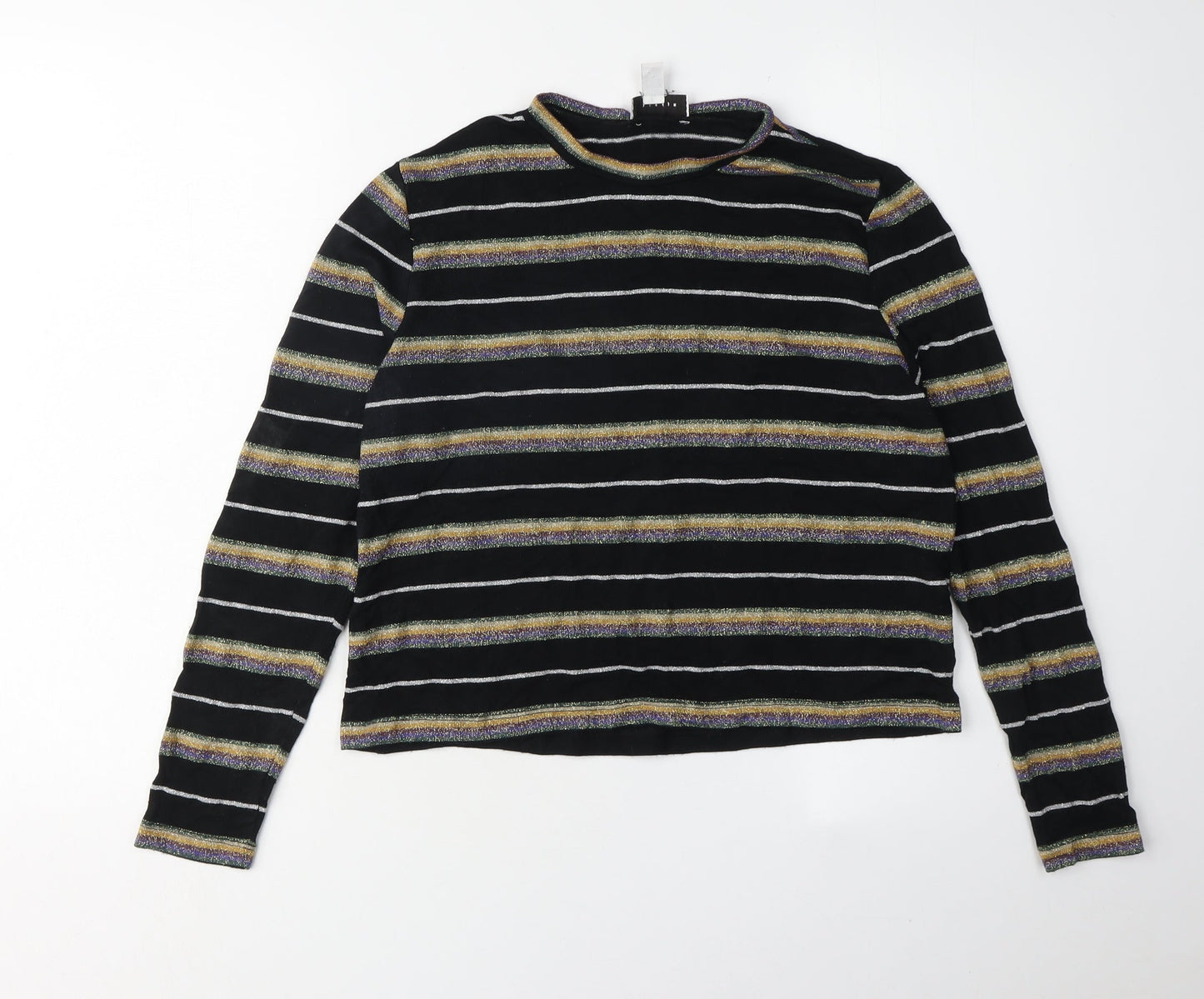 Womens UK Size 12 Topshop Black Pullover Jumper