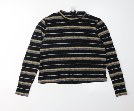 Womens UK Size 12 Topshop Black Pullover Jumper