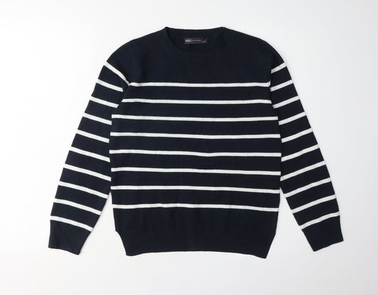 Womens UK Size 8 Marks and Spencer Blue Pullover Jumper