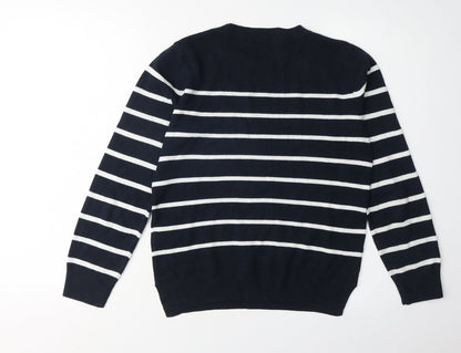 Womens UK Size 8 Marks and Spencer Blue Pullover Jumper