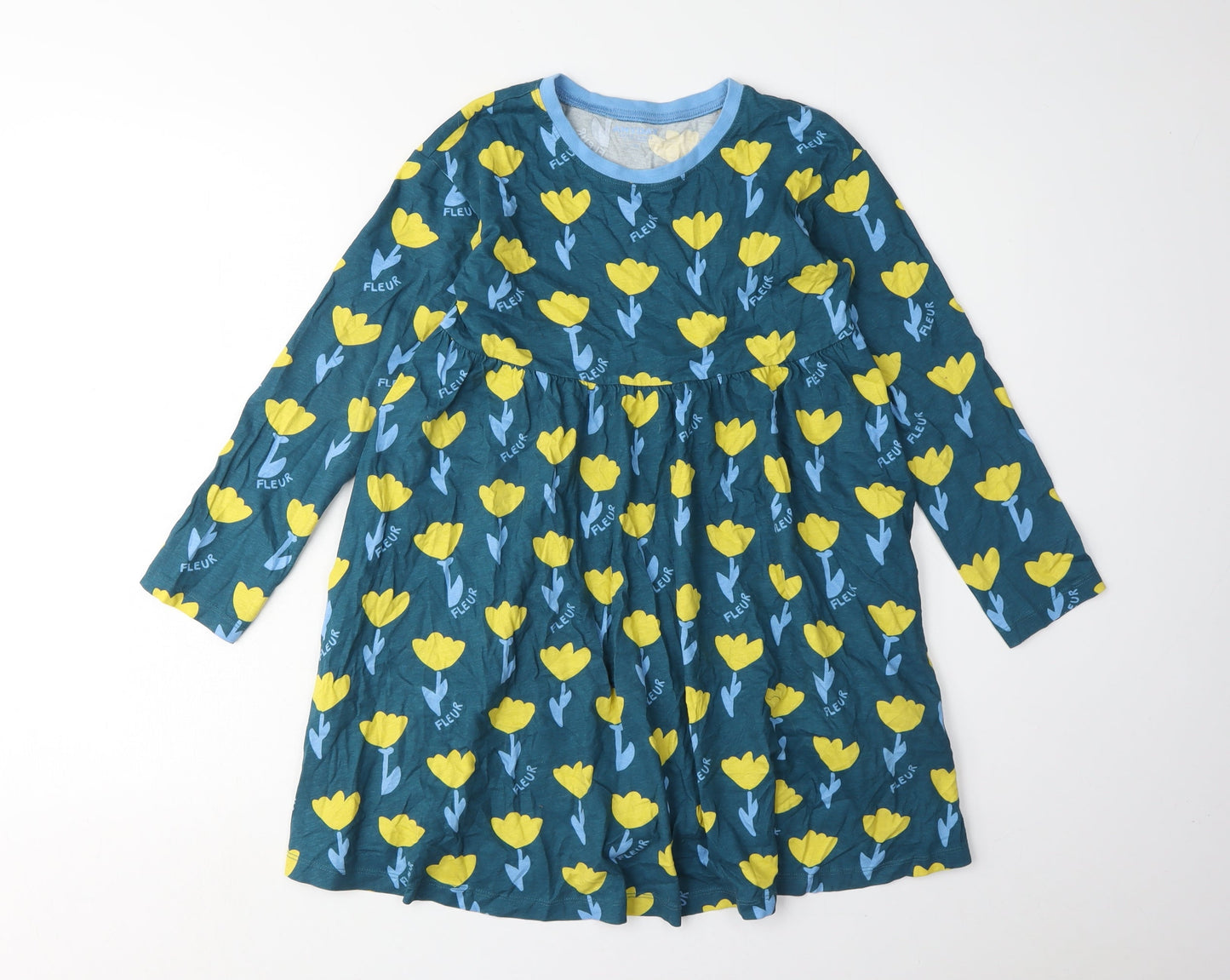 John Lewis Girls Multicoloured Long Sleeve Floral Dress