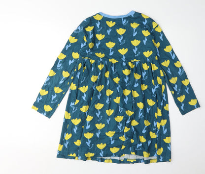 John Lewis Girls Multicoloured Long Sleeve Floral Dress