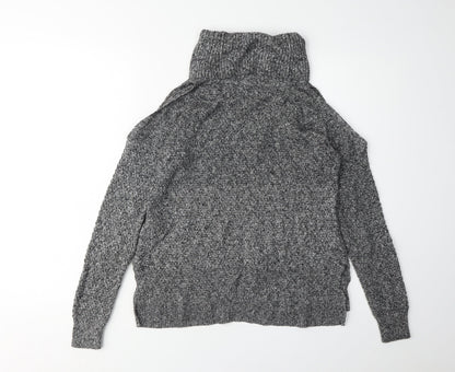 Womens UK Size XS Hollister Grey Pullover Jumper