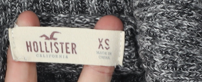 Womens UK Size XS Hollister Grey Pullover Jumper
