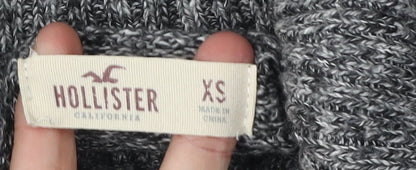 Womens UK Size XS Hollister Grey Pullover Jumper