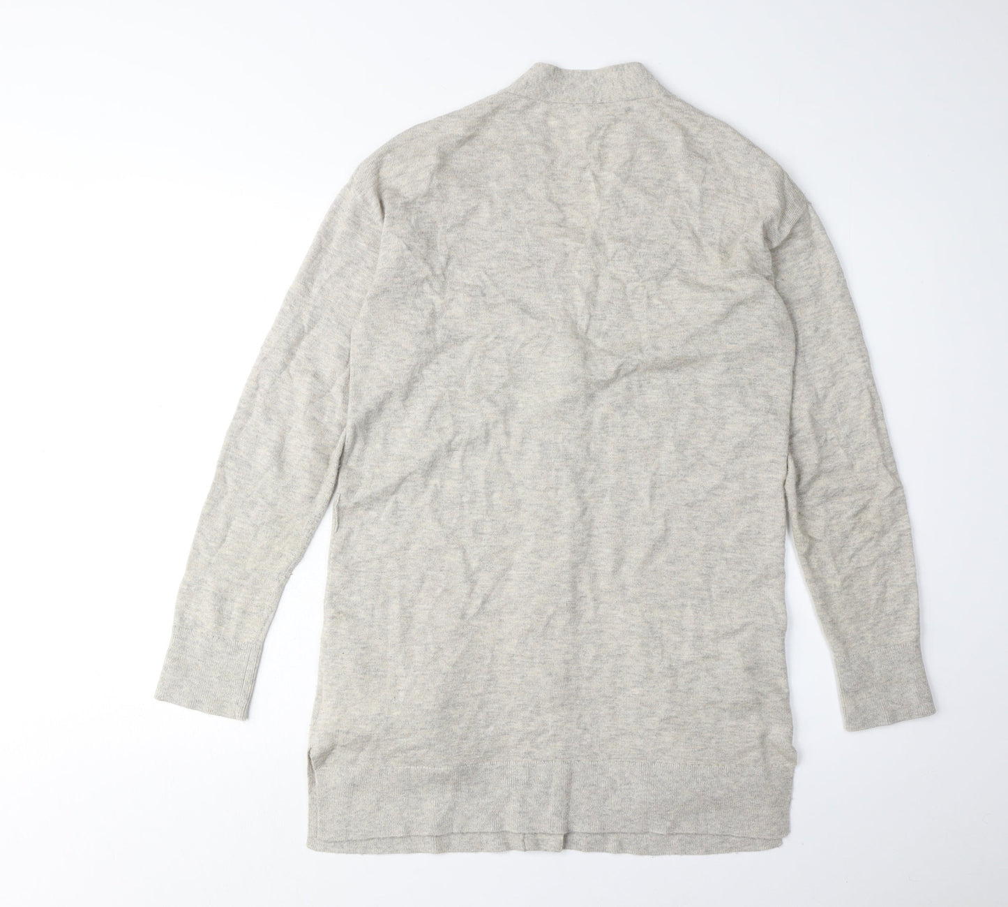Gap Women's Grey V-Neck Cardigan XS
