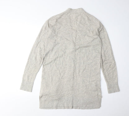 Gap Women's Grey V-Neck Cardigan XS