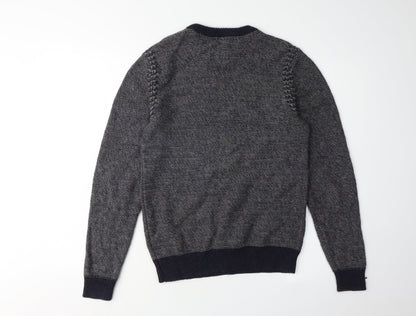 FatFace Men's XS Blue Pullover Jumper, Cotton Blend