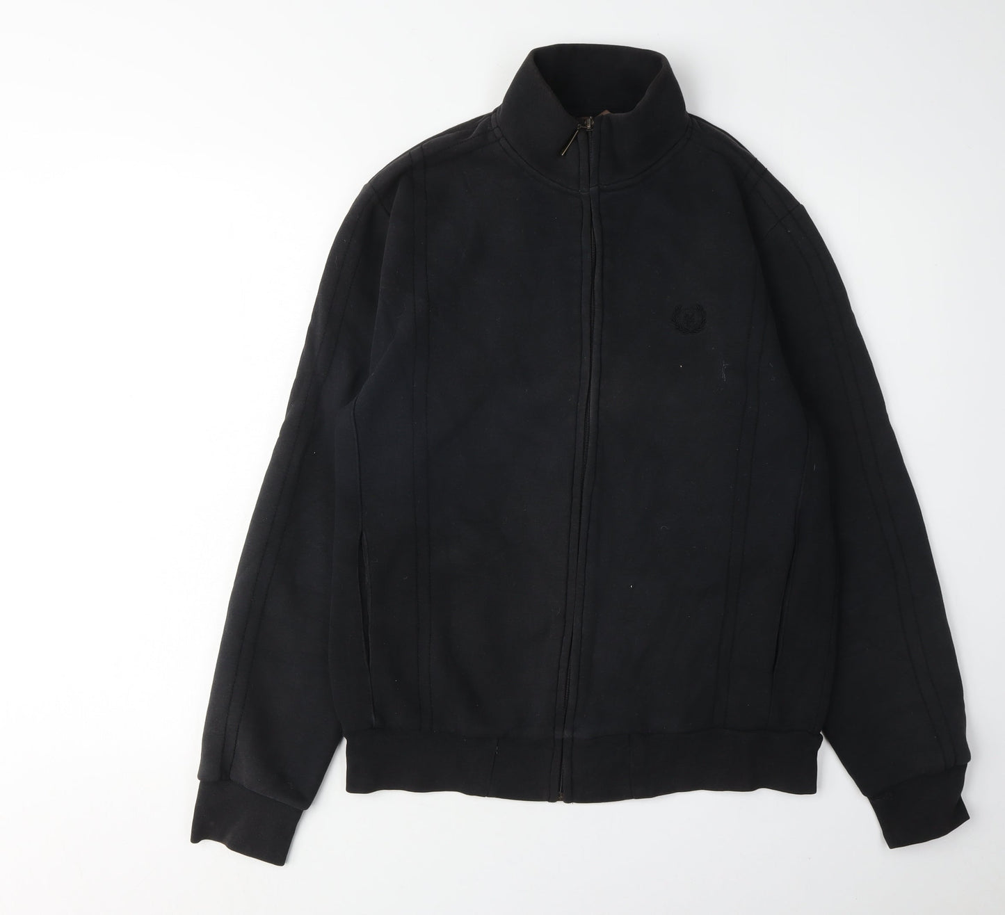 Noi Polloi Men's Black Full Zip Sweatshirt M