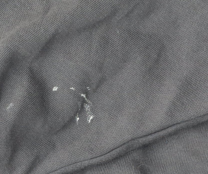 H&M Unisex Black Graphic Print Pullover Sweatshirt L