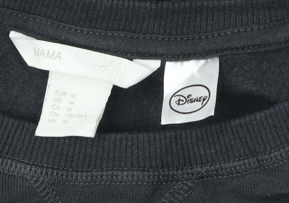 H&M Women's Black Mickey Mouse Pullover Sweatshirt M