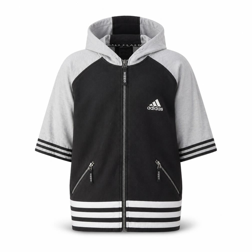 Mens UK Size M adidas Black Full Zip Hoodie