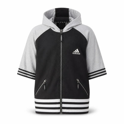 Mens UK Size M adidas Black Full Zip Hoodie