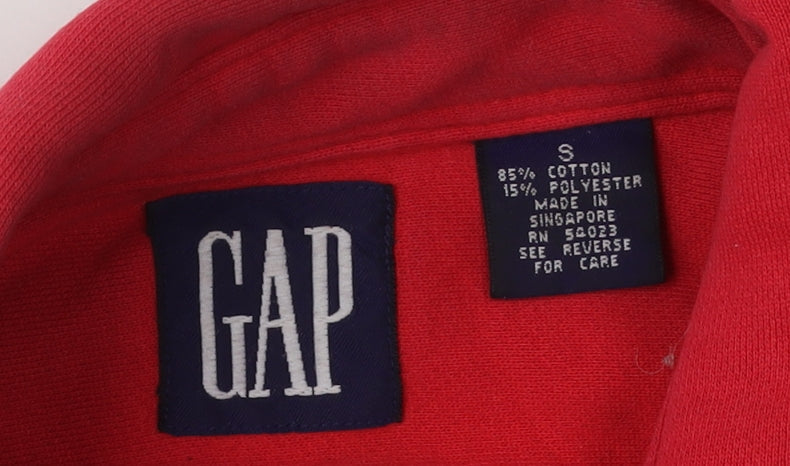GAP Men's Red S Long Sleeve Button-Up Shirt