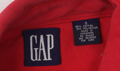 GAP Men's Red S Long Sleeve Button-Up Shirt