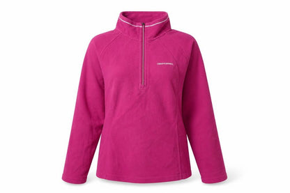 Womens UK Size 10 Craghoppers Pink Henley Sweatshirt