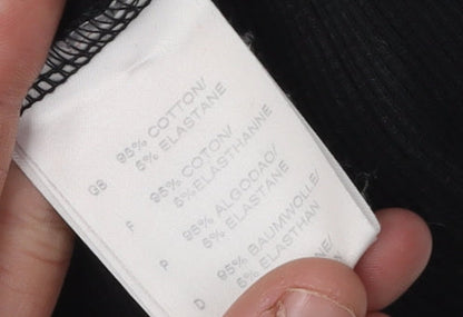 Reebok Women's Black Hoodie Size S, Slim Fit, Activewear