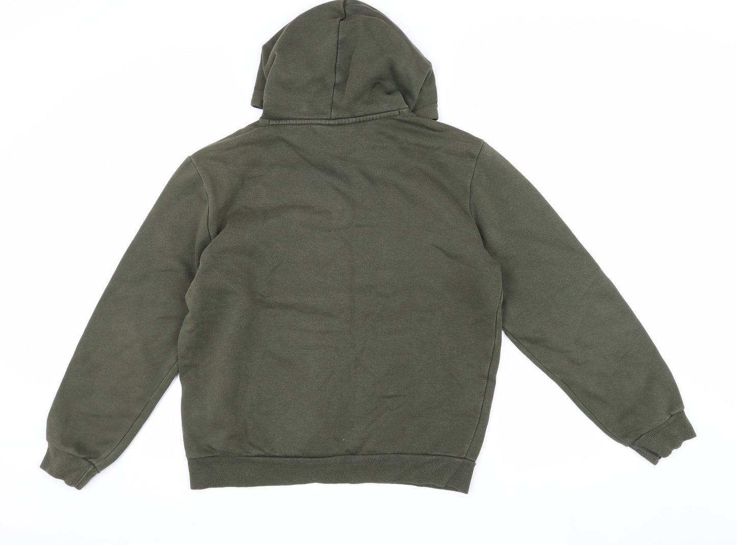 Mens UK Size S PUMA Green Pullover Hoodie