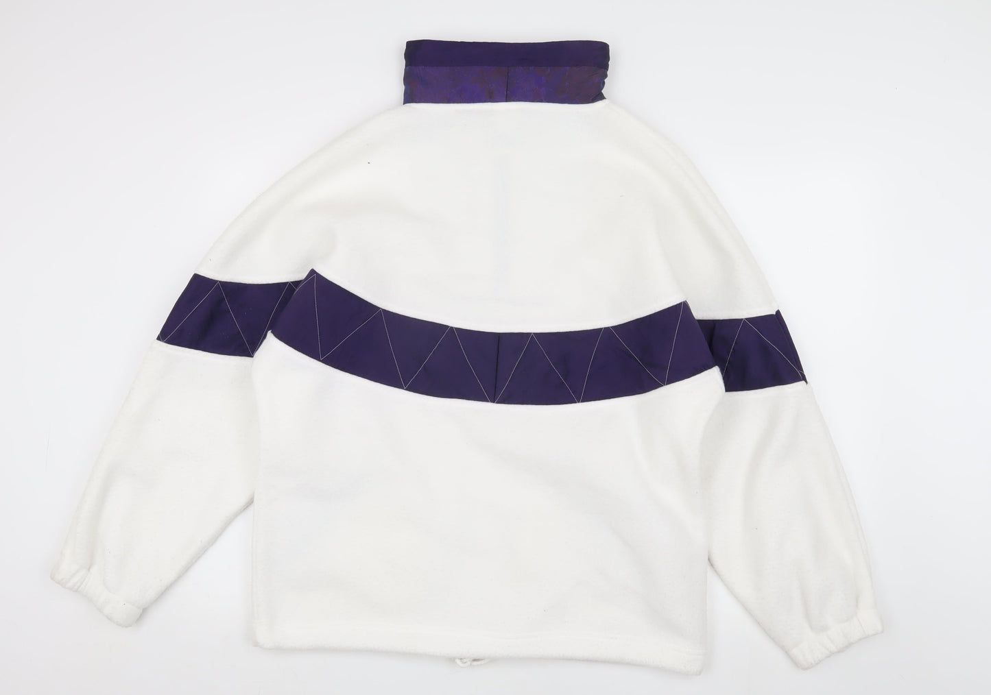 Rodeo Women's White 1/4 Zip Pullover Sweatshirt