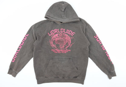 PrettyLittleThing Women’s Grey Pullover Hoodie M